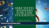 complete  MBE With Answers For Law Students: Multi State Bar Examination prep for law school stars