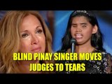 Filipina blind singer moves French judge to tears
