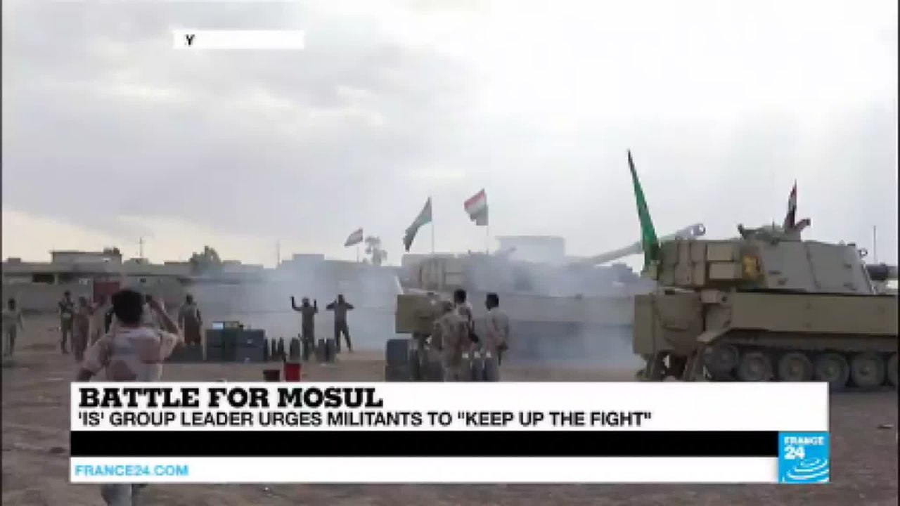 Iraq: ISIS group leader al-Bagdadi confident over Mosul victory urges militants to "keep up the fight"