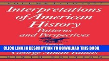 Read Now Interpretations of American History, 6th ed, vol. 1: To 1877 (Interpretations of American