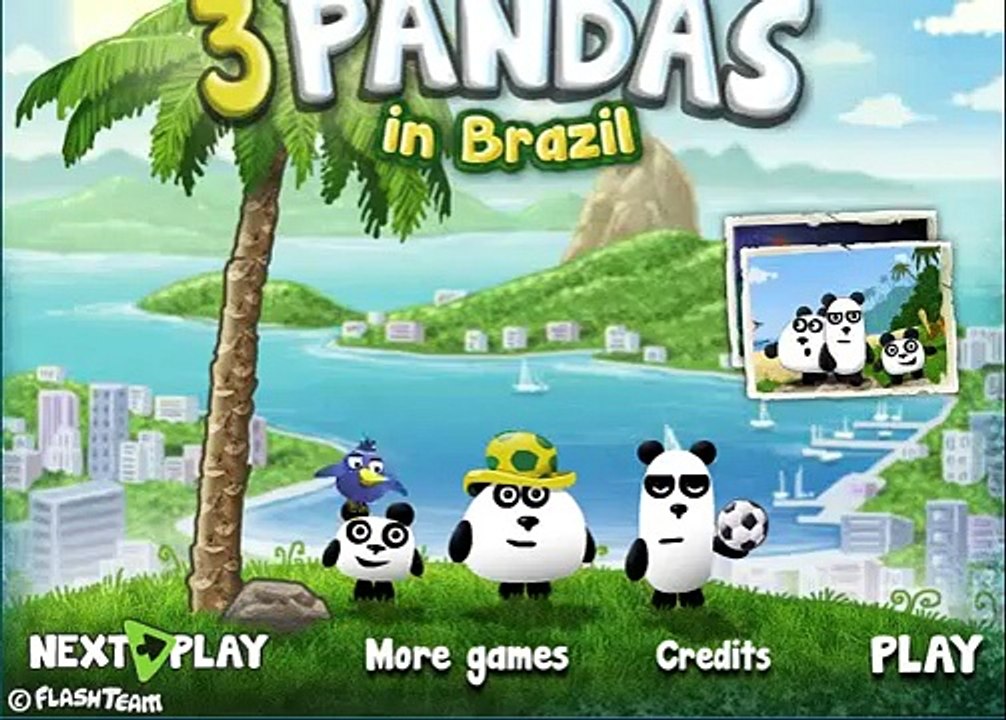 3 Pandas in Brazil