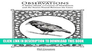 Read Now Observations: A Maine Island, a Century of Newsletters and the Stories Found Between the