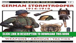 Read Now German Stormtrooper 1914-18 (Warrior) Download Book