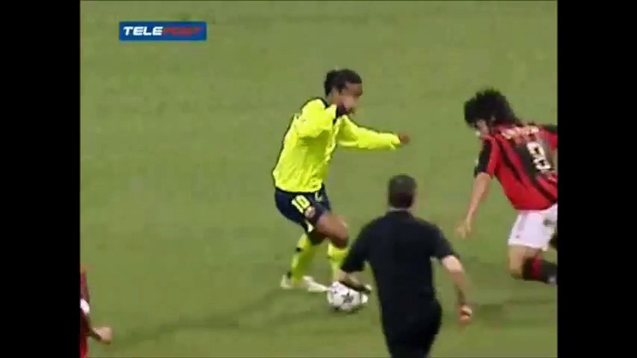 Ronaldinho: cómo avergonzar un gran equipo como Milan AC