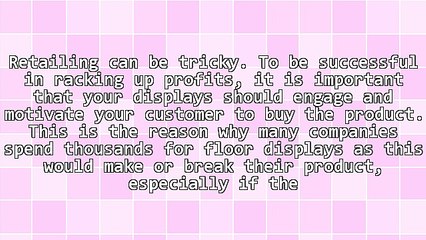 Types Of Retail Displays For Companies