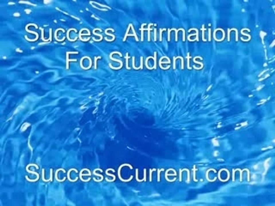 Success Affirmations for Students