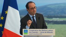 Discours à la coopérative des maîtres laitiers du Cotentin