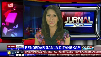 Polresta Depok Sindikat Pengedar Ganja