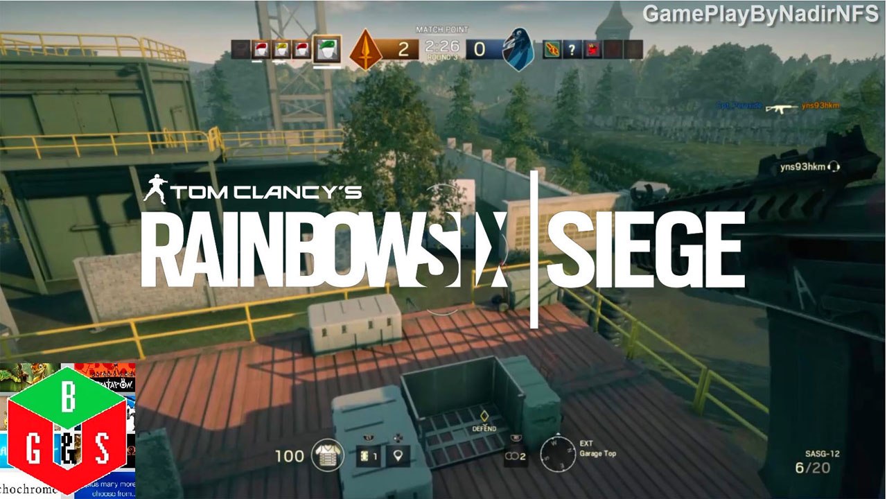 Tom Clancy's Rainbow Six Siege - Multiplayer TDM Player DEF Round 2 Gameplay
