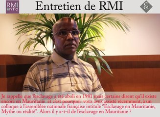 Entretien de RMI avec Saad Ould Louleid Président du parti Ribat