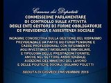 Roma - Risparmio previdenziale, audizione Poletti e Cioffi (03.11.16)