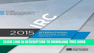 [READ] EBOOK 2015 International Residential Code for One- and Two-Family Dwellings BEST COLLECTION