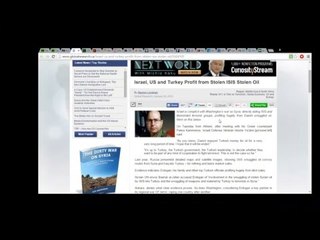 Israel US Turkey Buy ISIS Oil