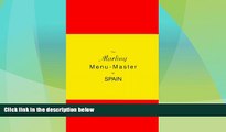 Big Deals  The Marling Menu-Master for Spain: A Comprehensive Manual for Translating the Spanish