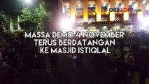 Massa Demo 4 November Terus Berdatangan ke Masjid Istiqlal