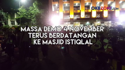 Massa Demo 4 November Terus Berdatangan ke Masjid Istiqlal