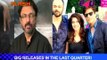 Upcoming Bollywood Movies release dates| Shahrukh Khan, Salman Khan, Deepika Padukone