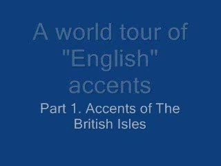 ENGLISH ACCENTS IMPRESSIONS A World Tour by Mr Seanie