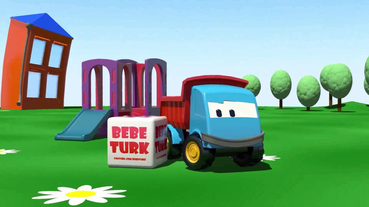 Çizgi film - Robocar Poli - Polis arabası, Helikopter, Temizlik arabası (Renkleri öğreniyoruz)