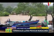 Colombia: lluvias torrenciales provocan inundaciones