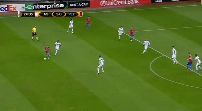 1-1 Michael Krmencik Goal Astra 1 - 1 Plzen 03.11.2016 Europa League
