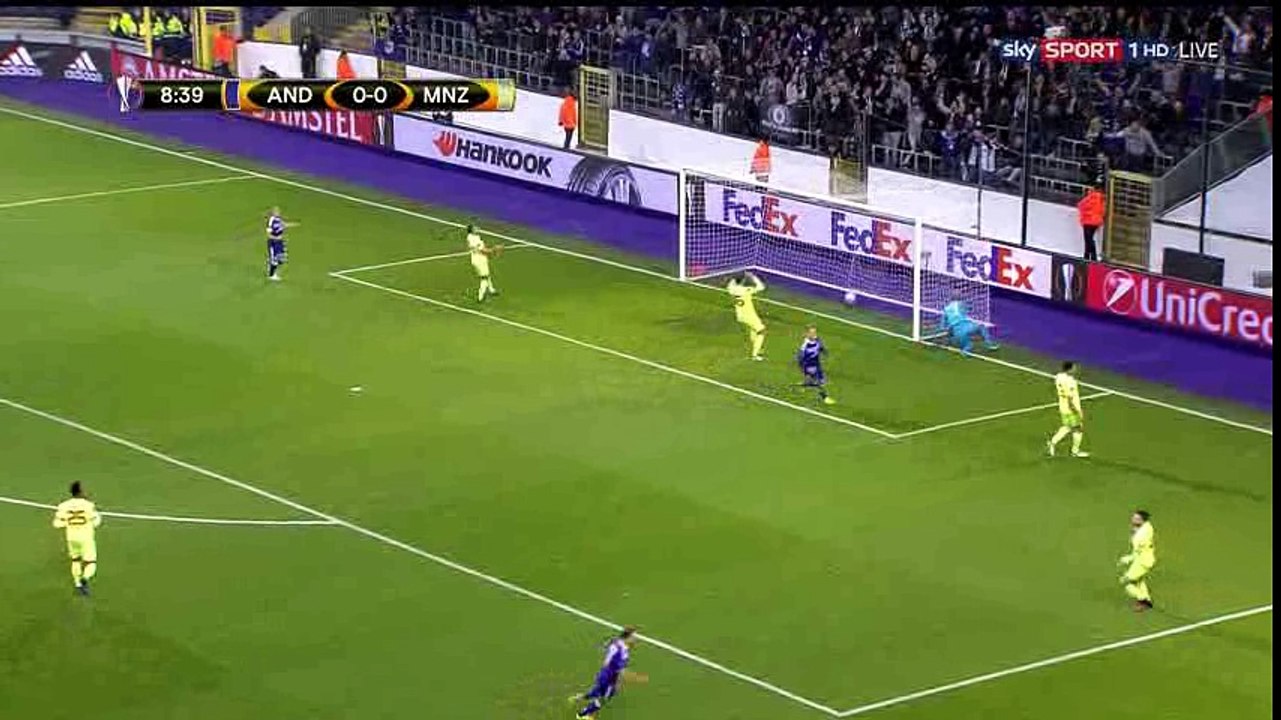 Nicolae Claudiu Stanciu Goal HD - Anderlecht 1-0 Mainz - 03-11-2016