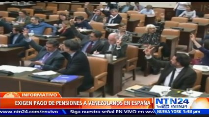 Exigen al Gobierno de Maduro el pago de pensiones a venezolanos en Madrid: Más de 4 mil no los reciben