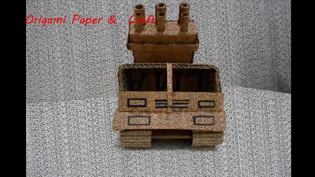 Video Tutorial Lengkap Cara Membuat Mainan Anak Miniatur Mobil Tank Dari Kardus Bagian 1