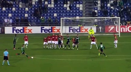 2-0 Lorenzo Pellegrini  Goal HD Sassuolo 2 - 0  Rapid Vienna 03.11.2016 Europa League