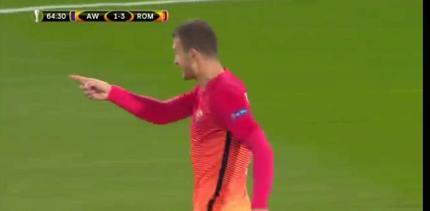 Edin Dzeko Second Goal HD - FK Austria Wien 1-3 AS Roma - Europa League Group E - 11-03-2016