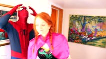 Frozen Elsa Becomes a Mermaid! w/ Spiderman Pink Spidergirl Anna & Joker Superhero Fun in Real Life