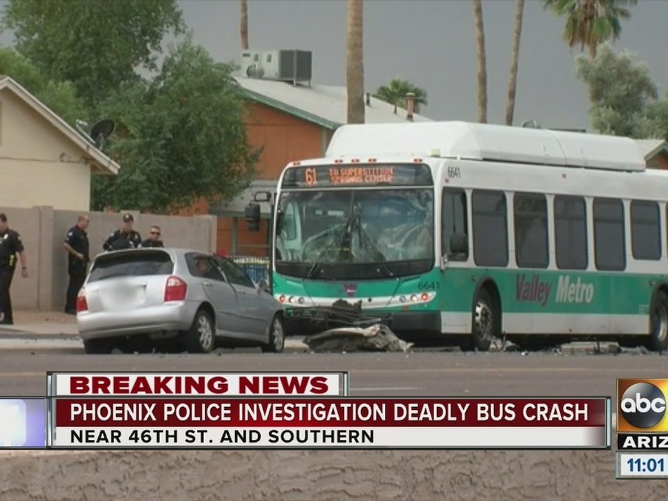 Serious accident involving city bus sends sever...
