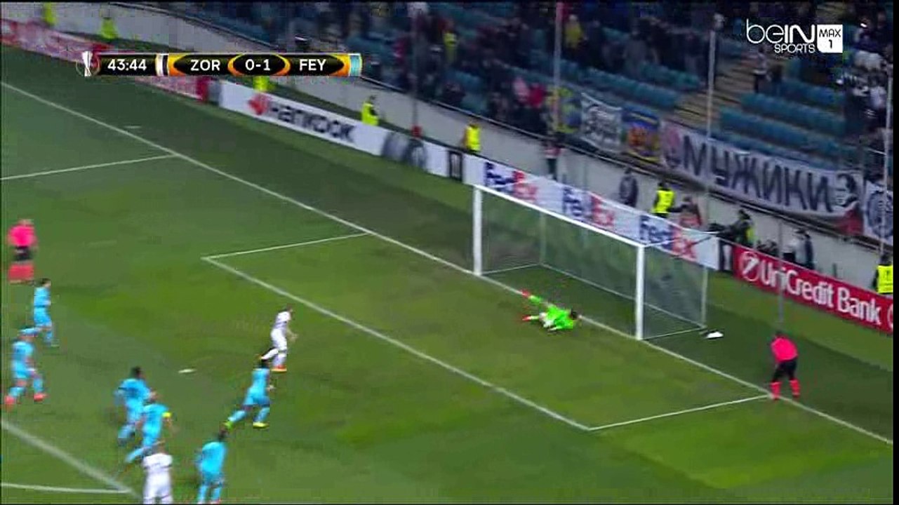 Rafael Forster Goal HD - Zorya 1-1 Feyenoord - 03-11-2016