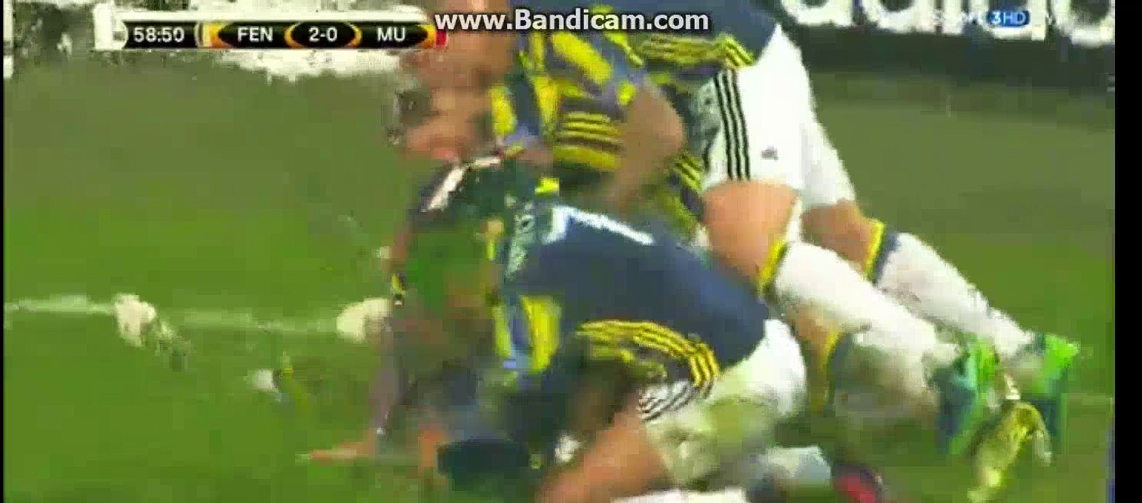 All Goals - Fenerbahce 2-1 Man United - 3-11-2016