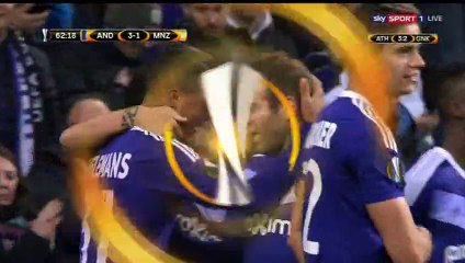 Youri Tielemans Goal HD - Anderlecht 3-1 Mainz - 03-11-2016