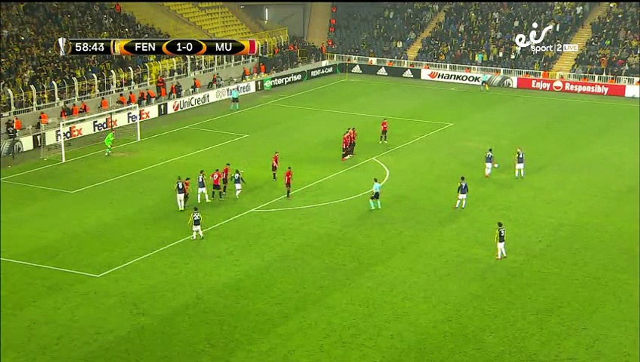 Jeremain Lens Goal HD - Fenerbahce 2-0 Manchester United - 03-11-2016