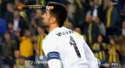 Wayne Rooney Goal Fenerbahce 2 - 1 Manchester United 3-11-2016