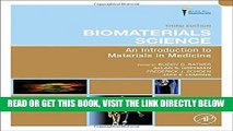 [FREE] EBOOK Biomaterials Science, Third Edition: An Introduction to Materials in Medicine BEST