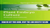 [READ] EBOOK Plant Embryo Culture: Methods and Protocols (Methods in Molecular Biology) BEST