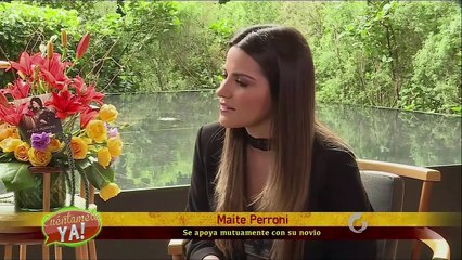 Maite Perroni habla de lo enamorada que esta