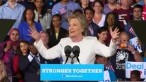 Watch Hillary Clinton summarily put a Trump heckler in their place