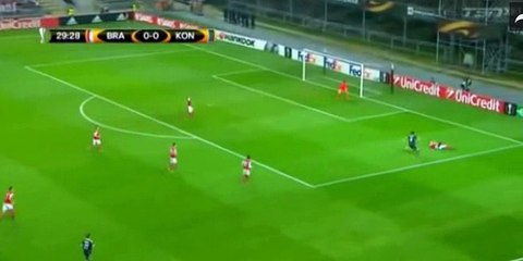 Dimitar Rangelov Goal HD - SC Braga 0 - 1 Konyaspor 03.11.2016