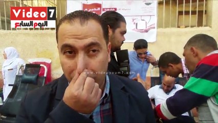 32 كيس دم محصلة حملة "مستقبل وطن" للتبرع ببورسعيد