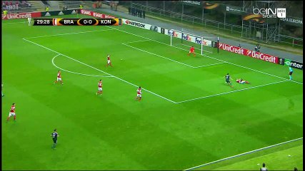 Скачать видео: Dimitar Rangelov Goal HD - Braga 0-1 Konyaspor - 03-11-2016