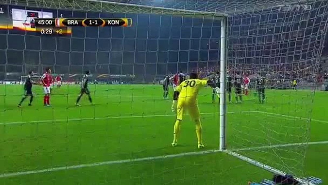 Wilson Eduardo GOAL HD Braga 2-1 Konyaspor 03.11.2016
