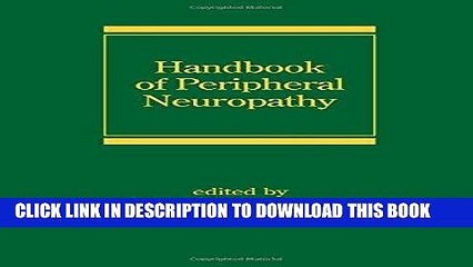 [PDF] Handbook of Peripheral Neuropathy (Neurological Disease and Therapy) Popular Collection