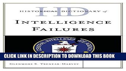 Read Now Historical Dictionary of Intelligence Failures (Historical Dictionaries of Intelligence