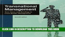[FREE] EBOOK Transnational Management: Text, Cases   Readings in Cross-Border Management BEST