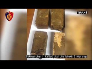 Report TV - Tiranë, sekuestrohet eksploziv arrestohen dy persona