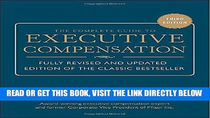 [BOOK] PDF The Complete Guide to Executive Compensation 3/E New BEST SELLER